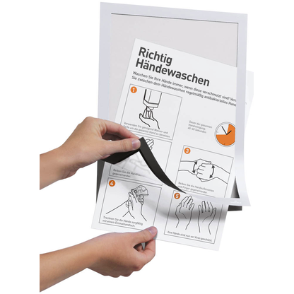 Artikelbild 2 für DURABLE Magnetrahmen selbstklebend DURAFRAME® weiß A4, 2 St., Artikelnummer 309377