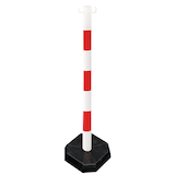 Artikelbild 1 für Absperrpfosten weiß/rot, 1 St., Artikelnummer 261507