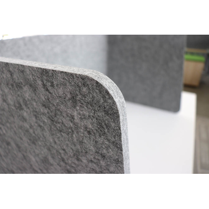 Artikelbild 7 für HAMMERBACHER Akustik-Tischtrennwand, grau 114,0 x 60,5 cm, 1 St., Artikelnummer 743163