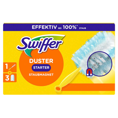 Artikelbild 2 für Swiffer DUSTER STARTER STAUBMAGNET Staubfangtücher Mikrofaser, 1 Set, Artikelnummer 526747