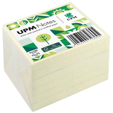 Artikelbild 1 für UPM Notes Haftnotizen doppelte Haftung gelb, 6 Blöcke, Artikelnummer 430656