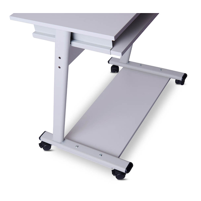 Artikelbild 8 für rocada ZETA PC-Tisch mit Rollen lichtgrau 80,0 x 50,0 x 79,0 cm, Artikelnummer 585930