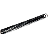 Artikelbild 1 für LMG Kunststoffbinderücken schwarz für 65 Blatt, 100 St., Artikelnummer 546267