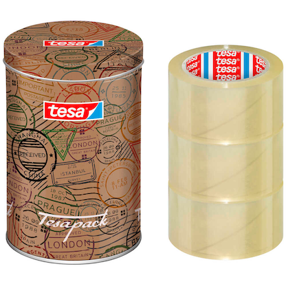 Artikelbild für tesa Packbänder 4195 Dose 2026 transparent 50,0 mm x 66,0 m 3 Rollen, Artikelnummer 794069