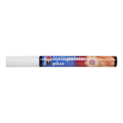 Artikelbild für Marabu Textilmarker weiß 2,0 - 5,0 mm, 1 St., Artikelnummer 934018