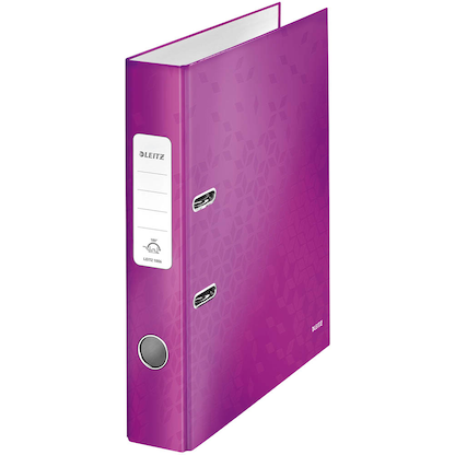 Artikelbild für LEITZ Ordner lila Karton 5,0 cm DIN A4, 1 St., Artikelnummer 170163