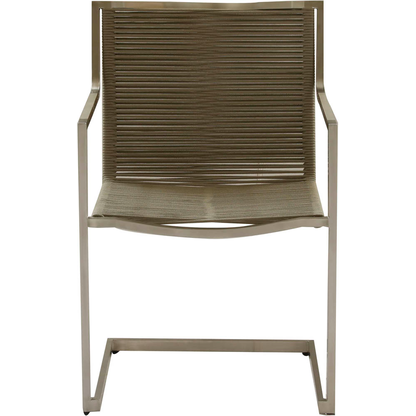 Artikelbild 4 für Garden Pleasure Gartenstühle mit Armlehnen SIENNA taupe, 4 St., Artikelnummer 135182