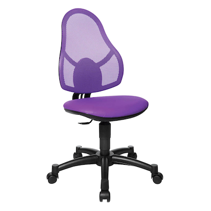 Artikelbild für Topstar Kinderdrehstuhl Open Art® Junior, 71430 S07 Stoff lila, Gestell silber, Artikelnummer 571497