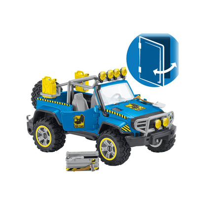 Artikelbild 3 für Schleich® Dinosaurs 41464 Geländewagen mit Dino-Außenposten Spielfiguren-Set, Artikelnummer 346381