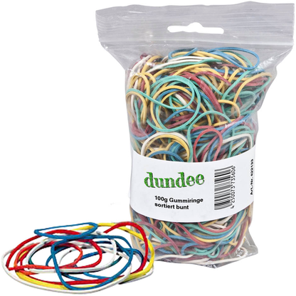 Artikelbild für dundee Gummiringe farbsortiert 100,0 g, Artikelnummer 422133