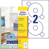 Artikelbild 1 für AVERY Zweckform CD-Etiketten L6015-25 weiß, 50 Etiketten , Artikelnummer 345280