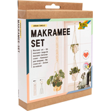 Artikelbild 1 für folia Makramee-Set Urban Jungle natur, rosé, Artikelnummer 963391