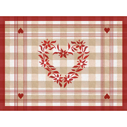 Artikelbild 3 für PROnappe Platzsets Edelweiß mehrfarbig 30,0 x 40,0 cm, 400 St., Artikelnummer 348189