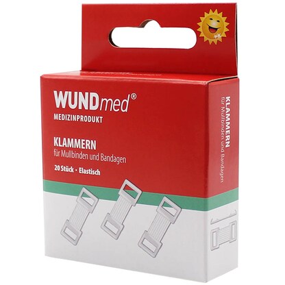 Artikelbild für WUNDmed® Verbandklammern 05-022 beige 1,5 x 3,5 cm, 20 St., Artikelnummer 470098
