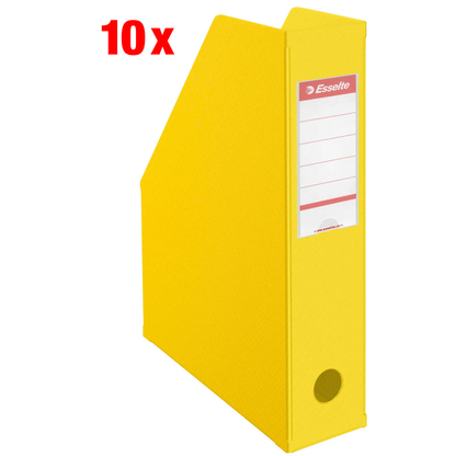 Artikelbild für 10 Esselte Stehsammler 56001 gelb Kunststoff, DIN A4, Artikelnummer 194126