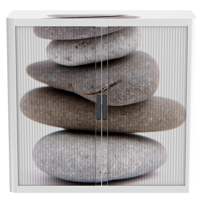 Artikelbild für PAPERFLOW easyOffice Rollladenschrank Steine ohne Fachböden 110,0 x 41,5 x 104,0 cm, Artikelnummer 136857