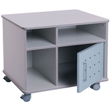 Artikelbild 1 für rocada Bürowagen grau 3 Ebenen 72,0 x 59,0 x 57,5 cm, Artikelnummer 586178