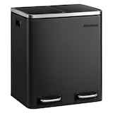 Artikelbild 1 für SONGMICS Mülltrenner 2x 15,0 l schwarz, 1 St., Artikelnummer 291969