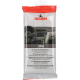 Artikelbild 1 für NIGRIN feuchte Reinigungstücher Kunststoffpflege 1-lagig weiß, 20 St., Artikelnummer 644889