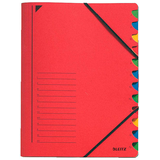 Artikelbild 1 für LEITZ Ordnungsmappe 3912 12 Fächer rot, 1 St., Artikelnummer 322913