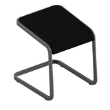 Artikelbild 1 für Quadrifoglio Hocker C-STOOL OCSTOB01/2ZDG schwarz, 1 St., Artikelnummer 671110