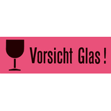 Artikelbild 1 für HERMA Warnetiketten 6750 rot »Vorsicht Glas!« 118,0 x 39,0 mm, 250 Blatt, Artikelnummer 702516