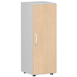 Artikelbild 1 für geramöbel Aktenschrank Flex, S-343102-BL lichtgrau, buche 2 Fachböden 40,0 x 42,0 x 110,4 cm, Artikelnummer 876262