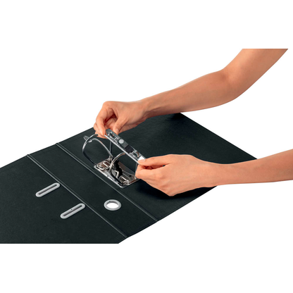 Artikelbild 6 für LEITZ recycle 1018 Ordner schwarz Karton 8,0 cm DIN A4, 1 St., Artikelnummer 304432