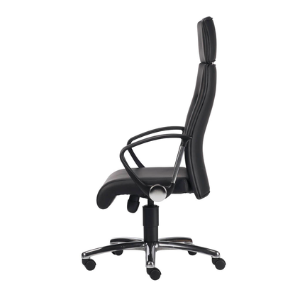 Artikelbild 2 für Nowy Styl Chefsessel Eco Lux Leder schwarz, Gestell chrom, Artikelnummer 485963