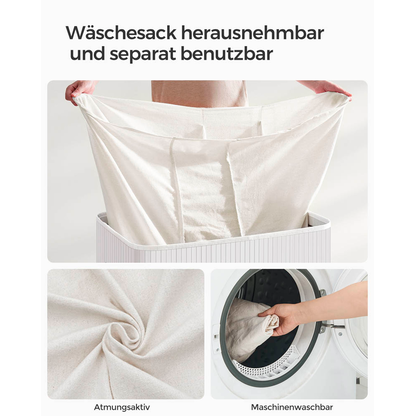 Artikelbild 9 für SONGMICS Wäschesortierer weiß, 1 St., Artikelnummer 438451