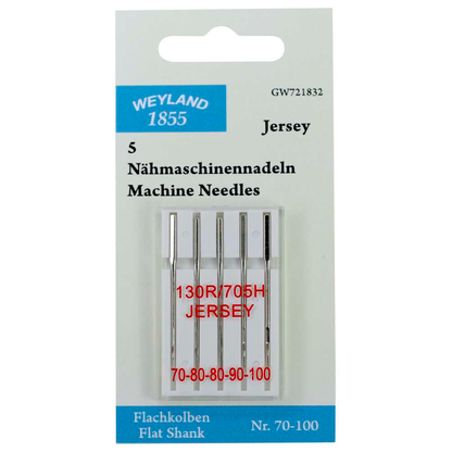 Artikelbild für WEYLAND 1855 Nähmaschinennadeln silber Jersey, 5 St., Artikelnummer 768899