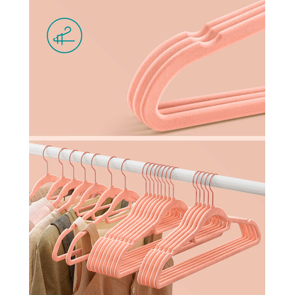 Artikelbild 6 für SONGMICS Kleiderbügel rosa, 30 St., Artikelnummer 759299