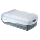 Artikelbild 1 für HAN Croco Karteikasten DIN A8 für 500 Karteikarten grau mit Deckel, Artikelnummer 947234