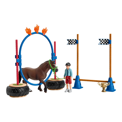 Artikelbild 3 für Schleich® Farm World 42482 Pony Agility Rennen Spielfiguren-Set, Artikelnummer 998617