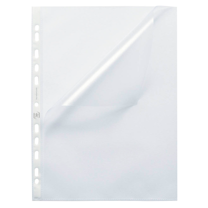 Artikelbild für OXFORD Prospekthüllen DIN A4 transparent genarbt 0,12 mm, 100 St., Artikelnummer 704940