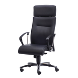 Artikelbild 1 für Nowy Styl Chefsessel Neo Leder schwarz, Gestell chrom, Artikelnummer 485973