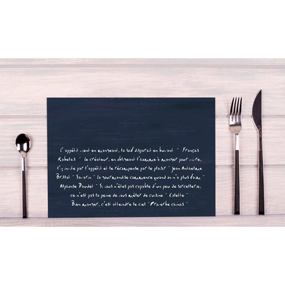 Artikelbild 2 für PROnappe Platzsets Schiefer schwarz 30,0 x 40,0 cm, 400 St., Artikelnummer 348148