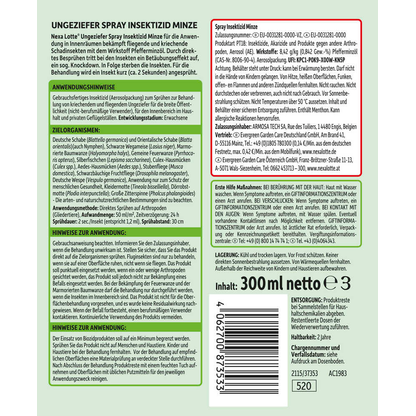 Artikelbild 2 für Nexa Lotte® Minze Ungezieferspray 300 ml, Artikelnummer 782173