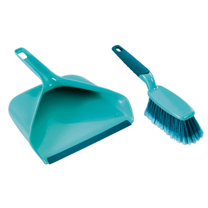Artikelbild 2 für LEIFHEIT Kehrgarnitur türkis Kunststoff 26,5 cm breit, Artikelnummer 263541