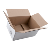 Artikelbild 1 für Nestler Wellpapp-Faltkartons 1-wellig weiß 31,5 x 22,5 x 15,7 cm Außenmaß, 20 St., Artikelnummer 597229