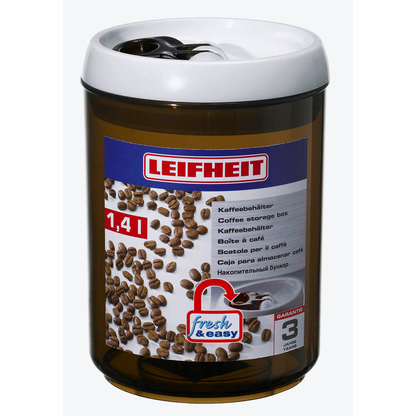 Artikelbild 2 für LEIFHEIT Vorratsdose Fresh&Easy 19,2 cm hoch braun 1,4 l, 1 St., Artikelnummer 952077