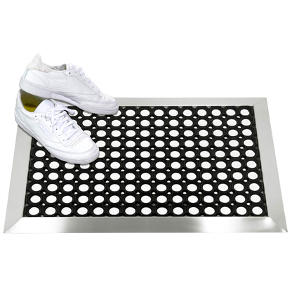 Artikelbild für SZ Metall Fußmatte schwarz 50,0 x 70,0 cm, Artikelnummer 293100