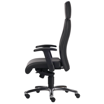 Artikelbild 2 für Nowy Styl Chefsessel Neo Leder schwarz, Gestell chrom, Artikelnummer 485997