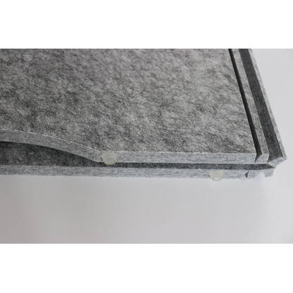 Artikelbild 10 für HAMMERBACHER Akustik-Tischtrennwand, grau 114,0 x 60,5 cm, 1 St., Artikelnummer 743163