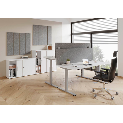 Artikelbild 8 für HAMMERBACHER Akustikpaneele Wand, grau 4 x 25,0 x 100,0 cm, 4 St., Artikelnummer 660011