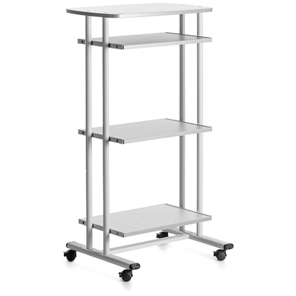 Artikelbild 3 für rocada PC-Tisch mit Rollen grau 68,0 x 53,0 x 126,0 cm, Artikelnummer 117836