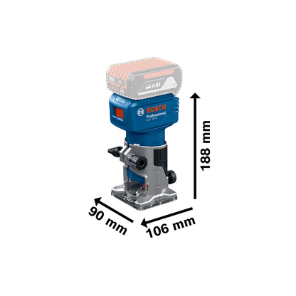 Artikelbild 4 für AKTION: BOSCH Professional GLF 18V-8 Akku-Kantenfräse 18,0 V, ohne Akku mit Prämie nach Registrierung, Artikelnummer 715278