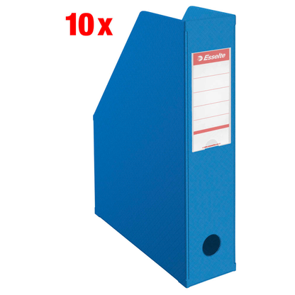 Artikelbild für 10 Esselte Stehsammler 56005 blau Kunststoff, DIN A4, Artikelnummer 194159