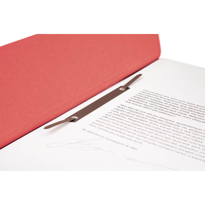 Artikelbild 4 für FALKEN Ösenhefter Karton rot DIN A4, 50 St., Artikelnummer 949988