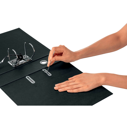 Artikelbild 9 für LEITZ recycle 1018 Ordner schwarz Karton 8,0 cm DIN A4, 1 St., Artikelnummer 304432